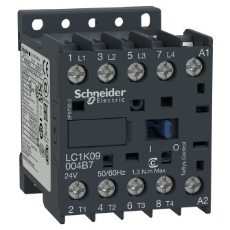 STYCZNIK 4P 9A 24V AC 4NO