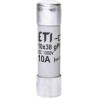 WKŁADKA BEZP.CYLINDR. PV 10X38 10A GPV 1 000VDC CH10