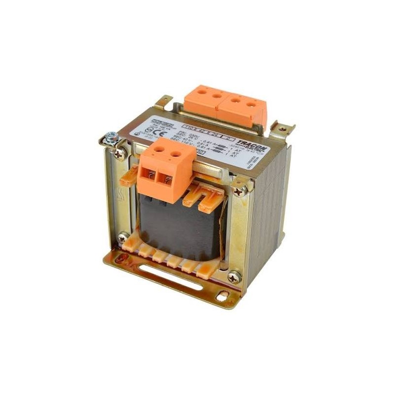 ZWYKŁY TRANSFORMATOR JEDNOFAZOWY 230V/24 -42-110V,MAX 100VA