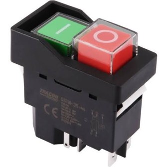 PRZEKAŹNIKOWY WYŁACZNIK BEZPIECZEŃSTWA Z ATRZASKOWY CZARN. R5PIN. 230V AC,12A/AC3,IP54 6,3X0,8