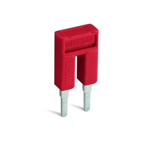 Mostek 2-krotny WAGO 2002-402/000-005 L 25A czerwony | Sklep
