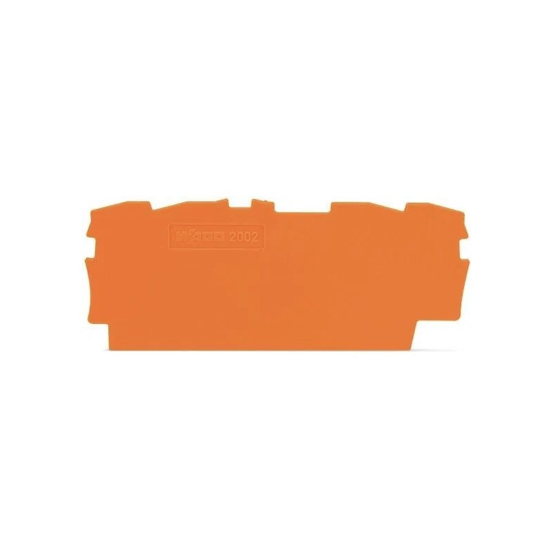 ŚCIANKA KOŃCOWA POMARARAŃCZOWA GRUBOŚĆ 1 MM 2002-1492