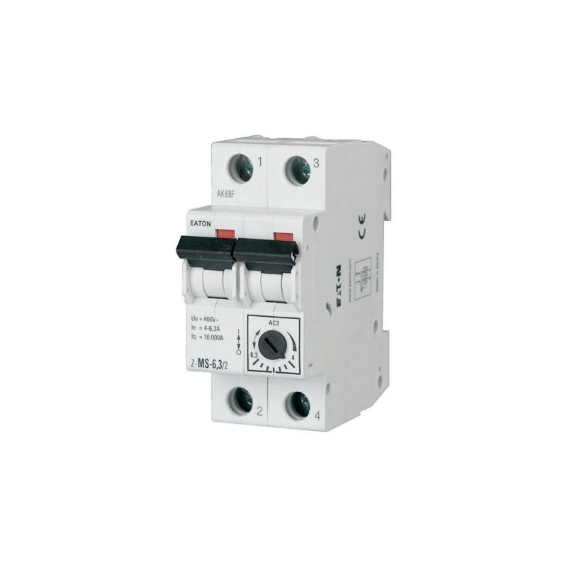Z-MS-6,3/2 WYŁĄCZNIK SILNIKOWY 6,3A 230V AC 10KA
