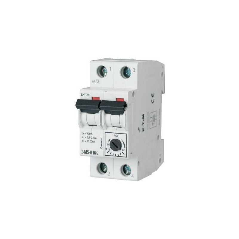 Z-MS-2.5/2 WYŁĄCZNIK SILNIKOWY 2.5A 230V AC 10KA