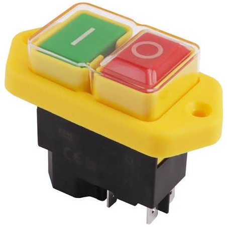 PRZEKAŹNIKOWY WYŁĄCZNIK BEZP. 4PIN., 230 VAC 12A/AC3,IP 54,6,3X0,8
