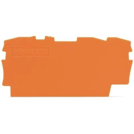 Ścianka końcowa WAGO 2002-1392 pomarańczowa 0.8mm | Sklep