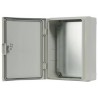 OBUDOWA PLASTIKOWA HERMETYCZNA IP65 310X 410X170 MM Z PŁYTĄ MONTAŻOWĄ