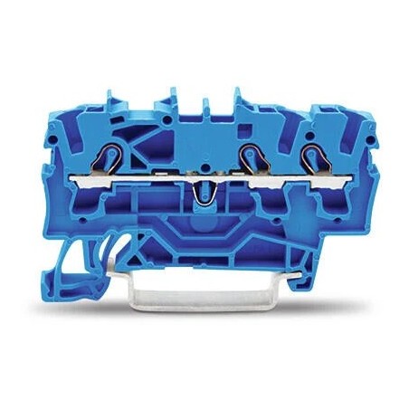 Złączka szynowa WAGO 2002-1304 3-przewodowa 2.5mm²  niebieska| Sklep