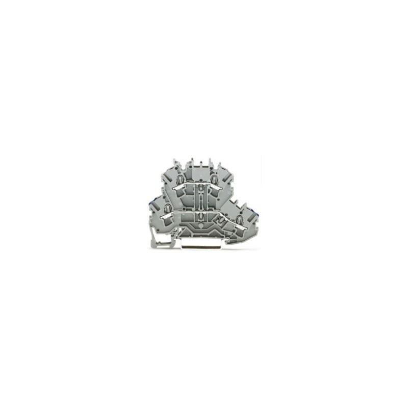 ZŁĄCZKA 2-PIĘTROWA N/L 2,5 MM2 SZARA 2002-2202