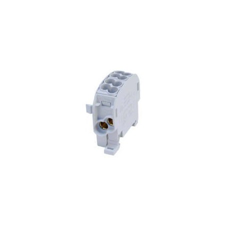 BLOK ROZDZIELCZY ODGAŁĘŹNY AL/CU 80110,J EDNOBIEGUNOWY  25MM2 SIMBLOCK  SZARY