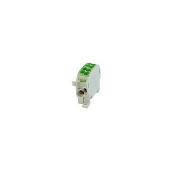 BLOK ROZDZIELCZY ODGAŁĘŹNY AL/CU 80110,J EDNOBIEGUNOWY 25MM2 SIMBLOCK ZIELONY