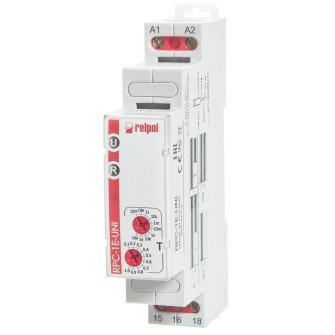 PRZEKAŻNIK CZASOWY 1P 1SEK.-10DNI 120240 V AC/DC 50/60HZ RPC-1E-UNI