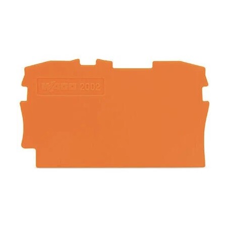 Ścianka końcowa WAGO 2002-1292 pomarańczowa 0.8mm | Sklep
