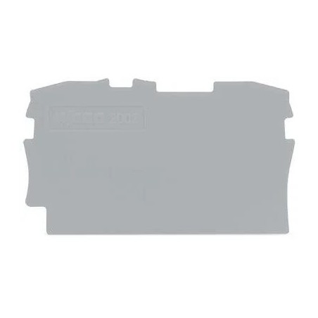 Ścianka końcowa WAGO 2002-1291 szara 0.8mm TOPJOB S | Sklep