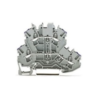 ZŁĄCZKA DWUPIĘTR.PRZEL.4-PRZEW.L SZ 2,5m m2,KOL.FIOLET.MOSTEK W ŚRODKU.