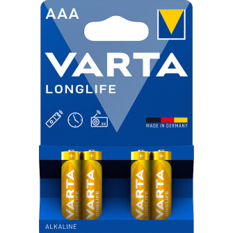 BATERIA ALKALICZNA AAA 4 SZT. LONGLIFE 4103101414