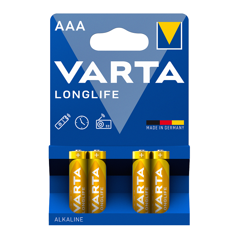 BATERIA ALKALICZNA AAA 4 SZT. LONGLIFE 4103101414