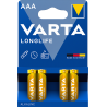 BATERIA ALKALICZNA AAA 4 SZT. LONGLIFE 4103101414