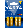 BATERIA ALKALICZNA AA 4 SZT.LONGLIFE 4106101414