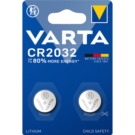 Bateria Varta 6032101402 Litowa CR2032 3V 2szt | Sklep
