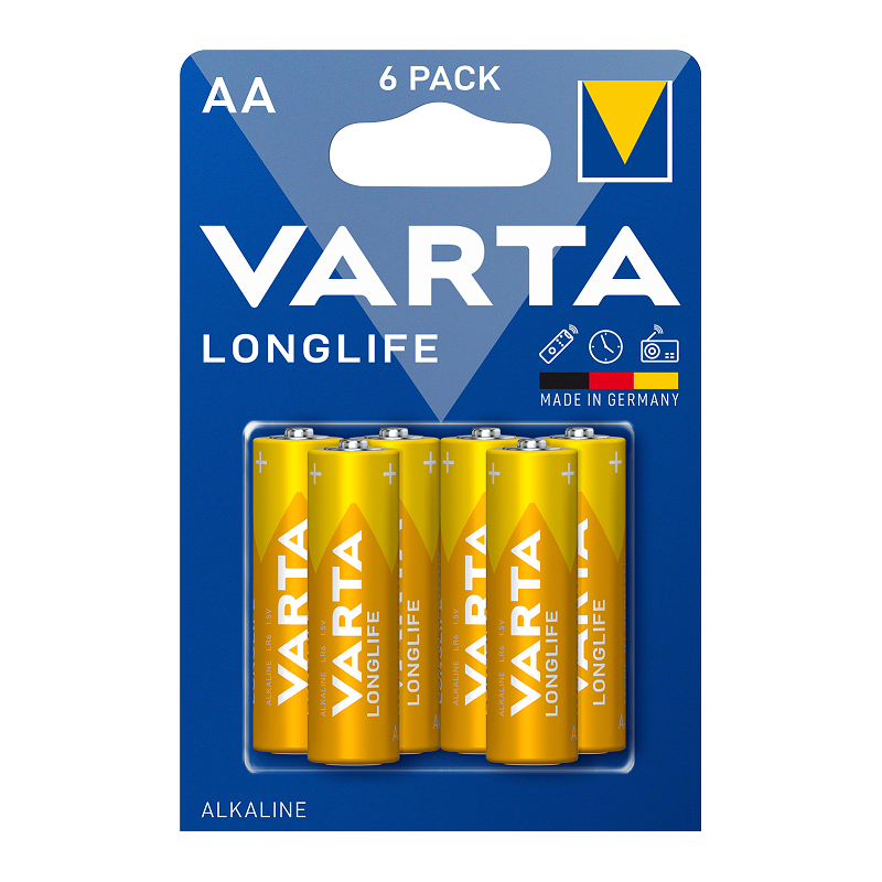 BATERIA ALKALICZNA AA 6 SZT.LONGLIFE 4106101736