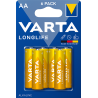 BATERIA ALKALICZNA AA 6 SZT.LONGLIFE 4106101736