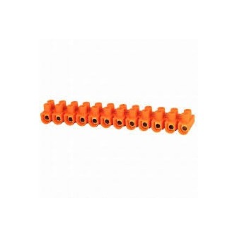 LISTWA ZACISKOWA GWINTOWA 12-TOROWA 6MM2 POMARAŃCZOWA LTF 12-6,0