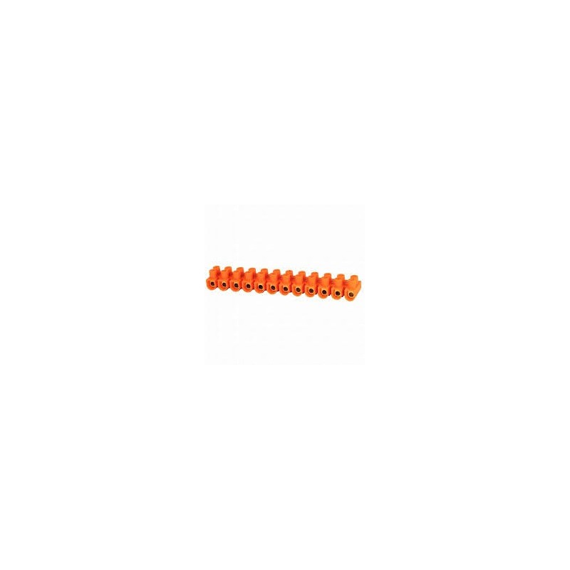 LISTWA ZACISKOWA GWINTOWA 12-TOROWA 6MM2 POMARAŃCZOWA LTF 12-6,0