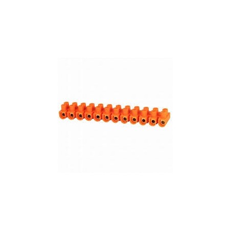 LISTWA ZACISKOWA GWINTOWA 12-TOROWA 6MM2 POMARAŃCZOWA LTF 12-6,0