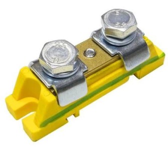 ZACISK OCHRONNY Z-0001/A Z+G ŻÓŁTOZIELON Y ,TS 35