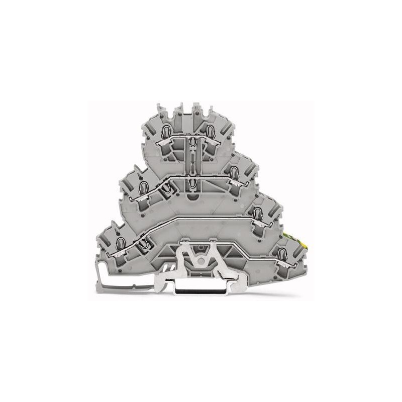 ZŁĄCZKA 4-PIĘTROWA L/L/L/PE 2,5 MM2 SZARA 2002-4127