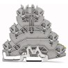 ZŁĄCZKA 4-PIĘTROWA L/L/L/PE 2,5 MM2 SZARA 2002-4127