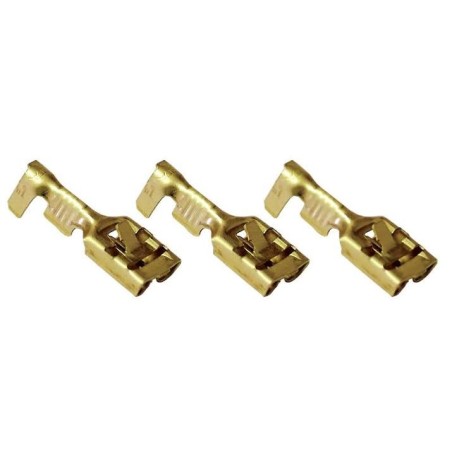 NIEIZOLOWANA NASUWKA KONEKTOROWA Z ZATRZ ASKIEM MIEDŹ 6,3X0,8mm  1-2,5MM2