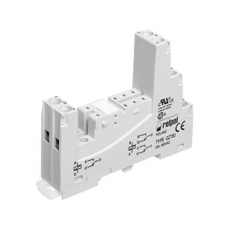 GNIAZDO PRZEKAŹNIKA RM84,RM85,RM877L, RM 87P GZT80 SZARE 852612