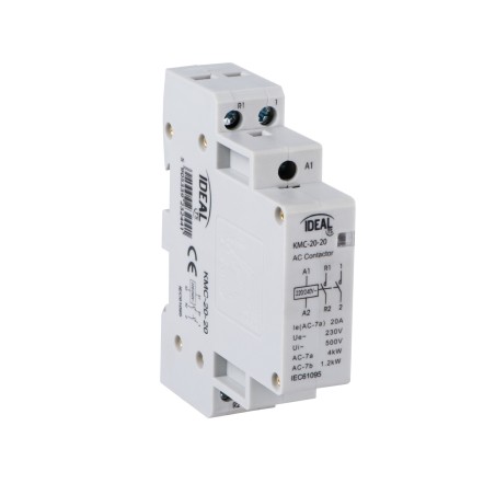 Stycznik Modułowy 20A 2NO 230V KMC-20-20 Kanlux 23240 | Sklep
