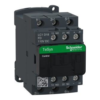 STYCZNIK 3P 18A 110V DC 1NO+1NC