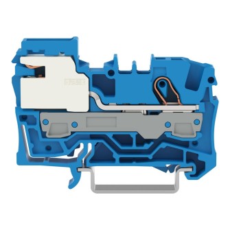 ZŁĄCZKA N 1-PRZEWODOWA 6 MM2 PUSH-IN CAG E CLAMP NIEBIESKA