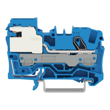 ZŁĄCZKA N 1-PRZEWODOWA 6 MM2 PUSH-IN CAG E CLAMP NIEBIESKA