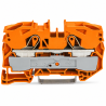 ZŁĄCZKA PRZELOTOWA 2-PRZEWODOWA 10MM2 POMARAŃCZOWA 2010-1202