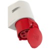 GNIZADO STAŁE 32A 5P 400V CZERWONE IP44 125-6