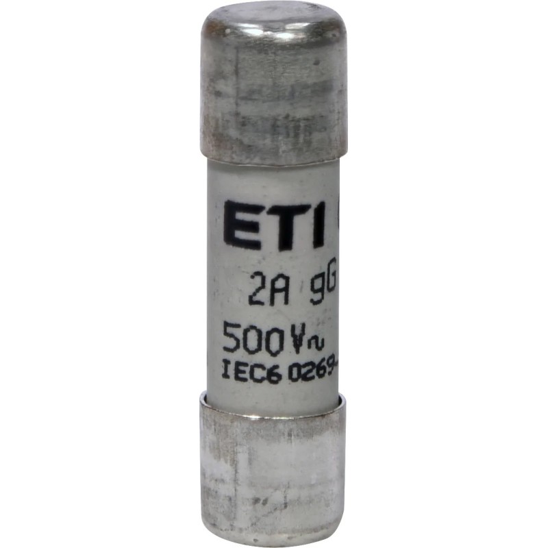 WKŁADKA TOPIKOWA CYLINDRYCZNA CH10 10X38 2A GG 500V 002651013