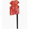 ŁĄCZNIK MAGNETYCZNY PLASTIK 2P 2R 3-KIER UNKOWY 5M 24V DC 51X16X7 IP66