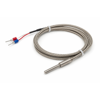 CZUJNIK TEMPERATURY CT127 PT100 FI:4,0X4 0MM -PRZEWÓD W OPLOCIE METALOWYM  2-ŻYŁY DŁUGOŚĆ 1,5M