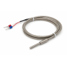 CZUJNIK TEMPERATURY CT127 PT100 FI:4,0X4 0MM -PRZEWÓD W OPLOCIE METALOWYM  2-ŻYŁY DŁUGOŚĆ 1,5M