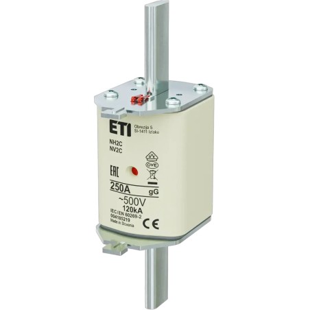 Wkładka Topikowa NH2C gG 250A 500V ETI 004185219 | Sklep