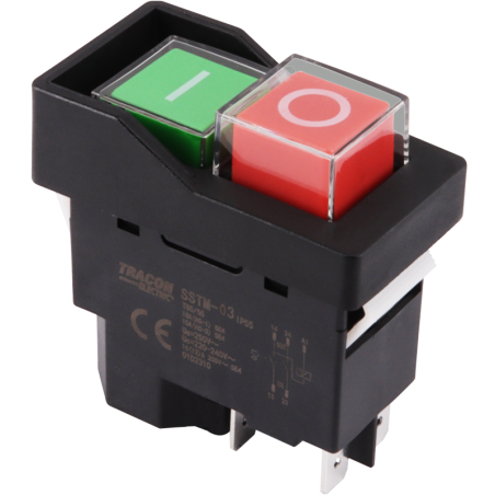 Wyłącznik Bezpieczeństwa 230V 12A SSTM-03 Tracon | Sklep