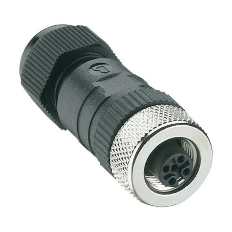 Gniazdo Proste M12 4-pin Żeńskie RKC 4/7 11214 Lumberg