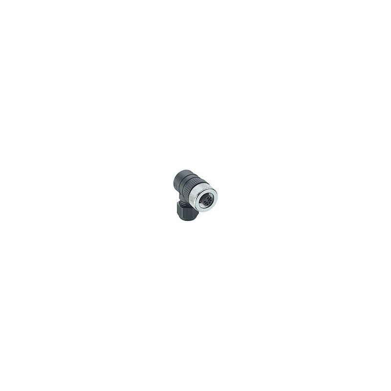 GNIAZDO  KĄTOWE ŻEŃSKIE M12 4-PIN RKCW 4 /7 LAWIK PG7 11258