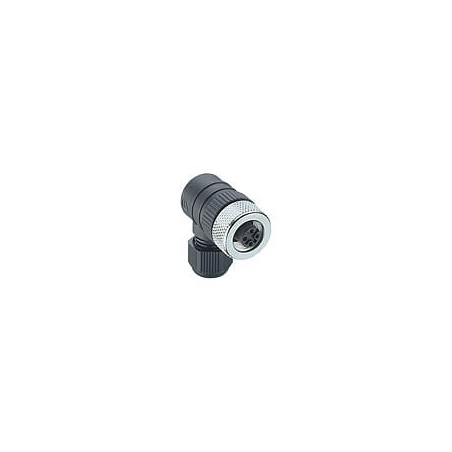 Gniazdo Kątowe M12 4-pin Żeńskie RKCW 4/7 11258 Lumberg