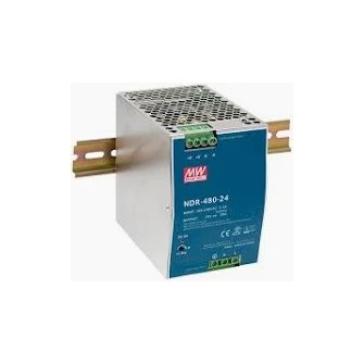 ZASILACZ IMPULSOWY AC/DC NA SZYNĘ DIN 48 0W 90-264VAC UWYJ. 24VDC 20A PFC AKTYWNE NDR-480-24